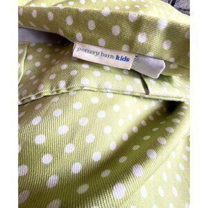 POTTERY BARN KIDS Curtain Blackout Polka Dots 100% Cotton 44W x 93L Single